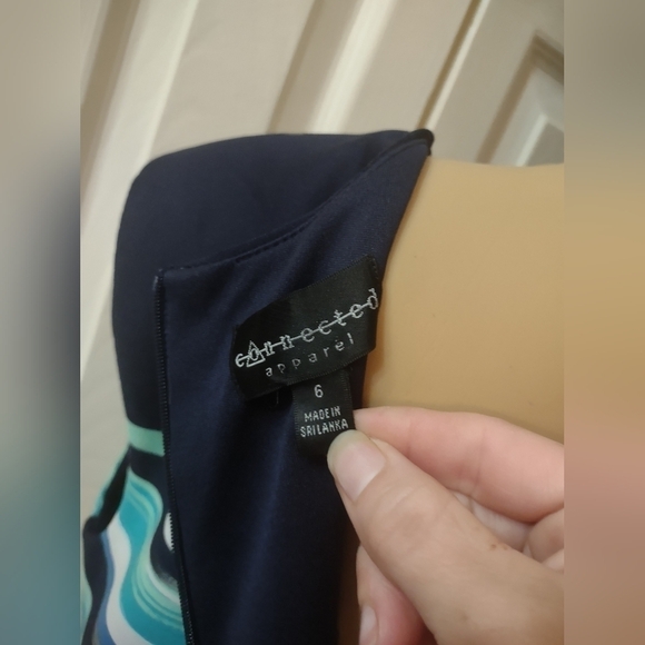 Connected Apparel women's size 6 stripes sleeveless dress - Picture 10 of 10